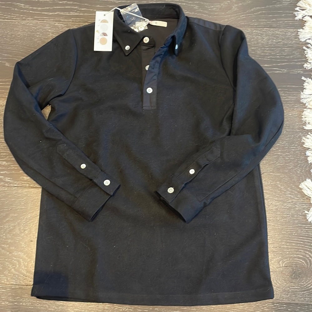 NWT coco blanc boys polo shirt. Size 12